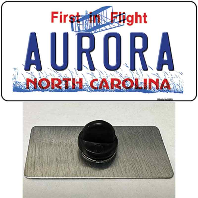 North Carolina Aurora Novelty Metal Hat Pin