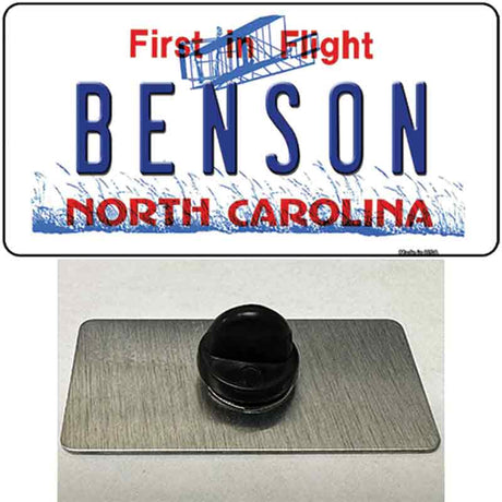 North Carolina Benson Novelty Metal Hat Pin