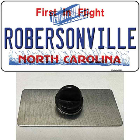 North Carolina Robersonville Novelty Metal Hat Pin