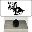 Bull Rider Novelty Metal Hat Pin