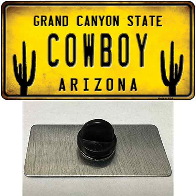 Arizona Cowboy Novelty Metal Hat Pin