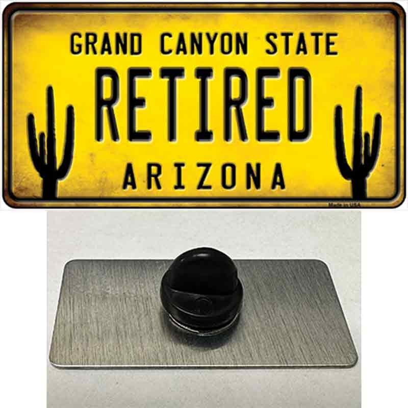 Arizona Retired Yellow Novelty Metal Hat Pin