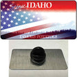 Idaho with American Flag Novelty Metal Hat Pin