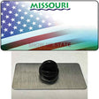 Missouri with American Flag Novelty Metal Hat Pin