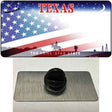 Texas with American Flag Novelty Metal Hat Pin