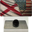 Alabama/American Flag Novelty Metal Hat Pin