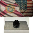 Florida/American Flag Novelty Metal Hat Pin