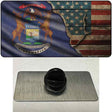 Michigan/American Flag Novelty Metal Hat Pin