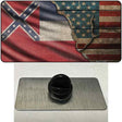 Mississippi/American Flag Novelty Metal Hat Pin