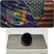 New York/American Flag Novelty Metal Hat Pin