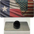 Texas/American Flag Novelty Metal Hat Pin