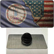 Virginia/American Flag Novelty Metal Hat Pin