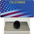 California with Blue California Plate Novelty Metal Hat Pin