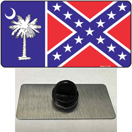 South Carolina Confederate Flag Novelty Metal Hat Pin