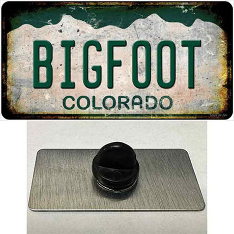 Bigfoot Colorado Rusty Novelty Metal Hat Pin