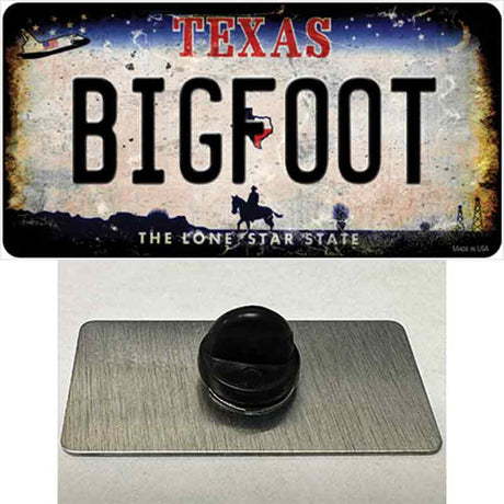 Bigfoot Texas Novelty Metal Hat Pin