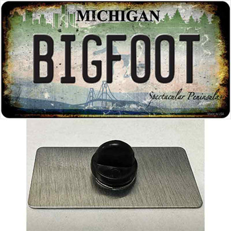 Bigfoot Michigan Novelty Metal Hat Pin