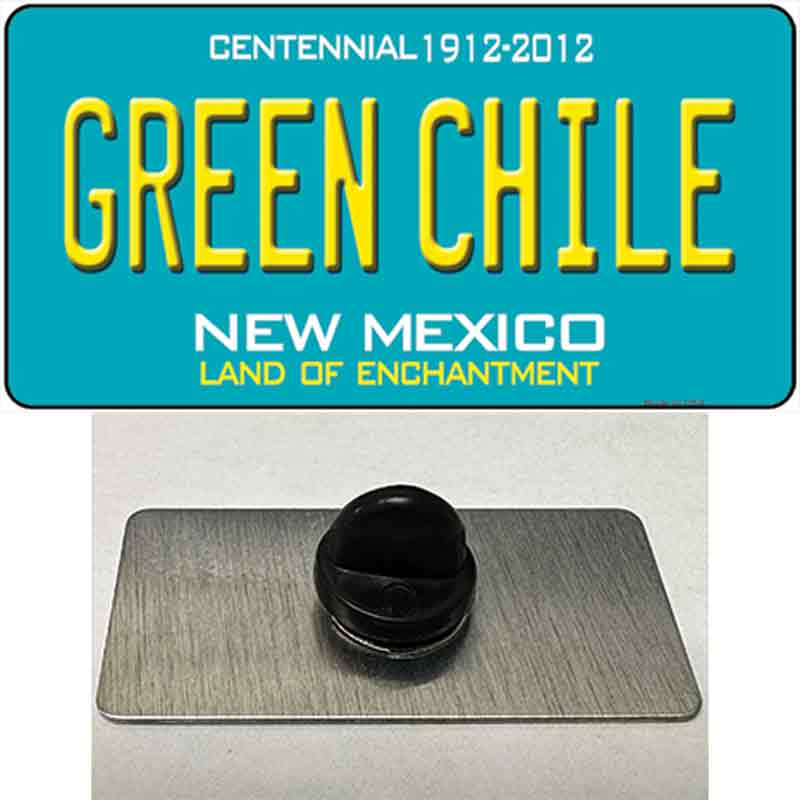 Green Chile New Mexico Green Novelty Metal Hat Pin