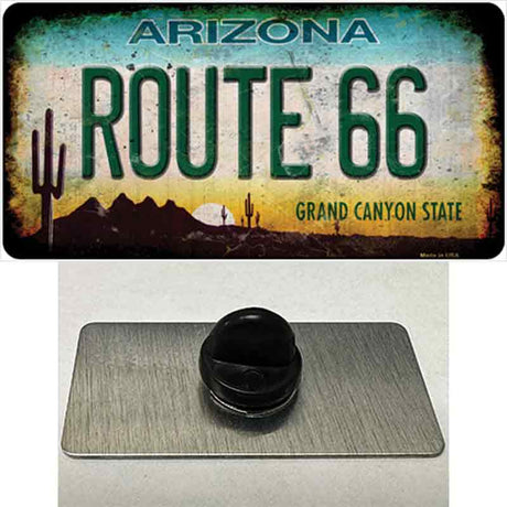 Route 66 Arizona Rusty Novelty Metal Hat Pin