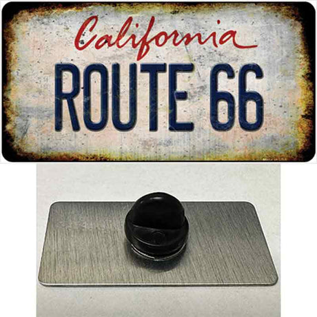 Route 66 California Rusty Novelty Metal Hat Pin