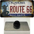 Route 66 Oklahoma Rusty Novelty Metal Hat Pin