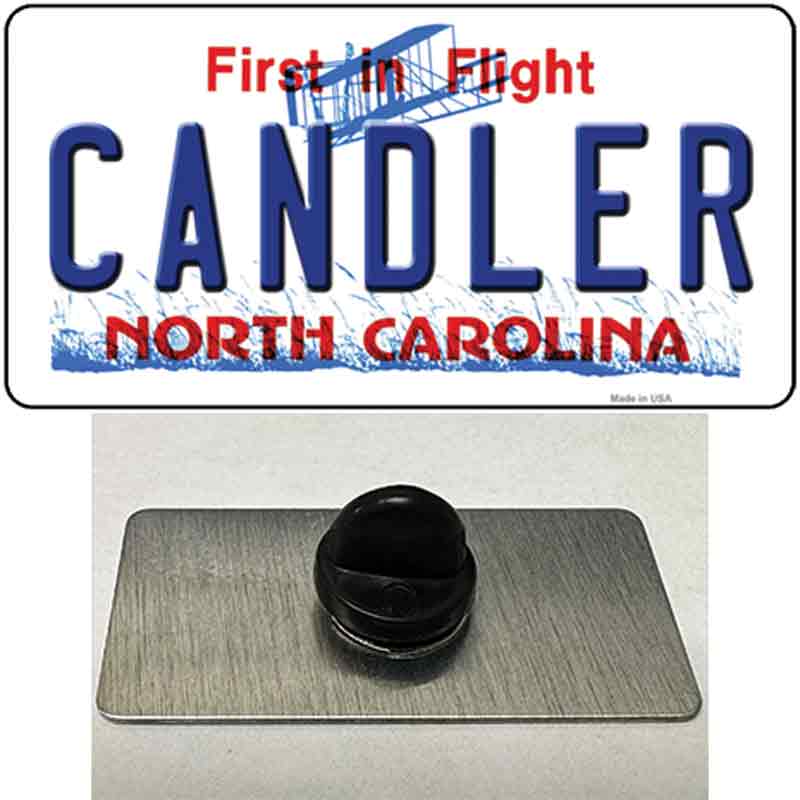 Candler North Carolina Novelty Metal Hat Pin