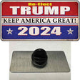 Re-Elect Trump 2024 Novelty Metal Hat Pin