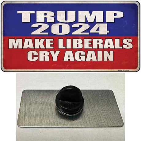 Trump Make Liberals Cry Again Novelty Metal Hat Pin