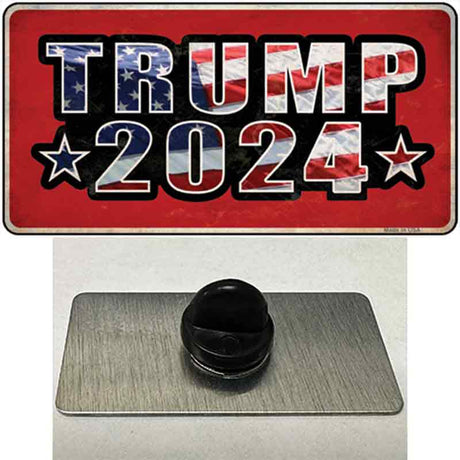 Trump 2024 Flag Novelty Metal Hat Pin