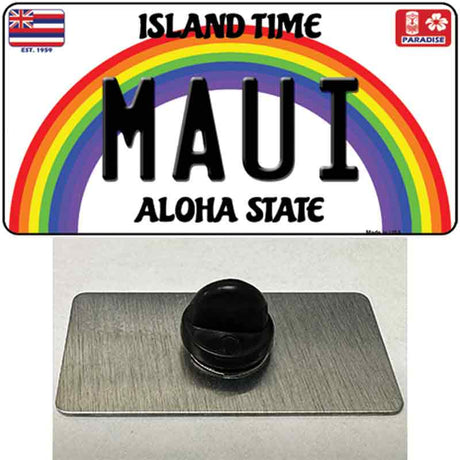 Maui Hawaii Novelty Metal Hat Pin