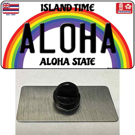 Aloha Hawaii Novelty Metal Hat Pin