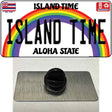 Island Time Hawaii Novelty Metal Hat Pin