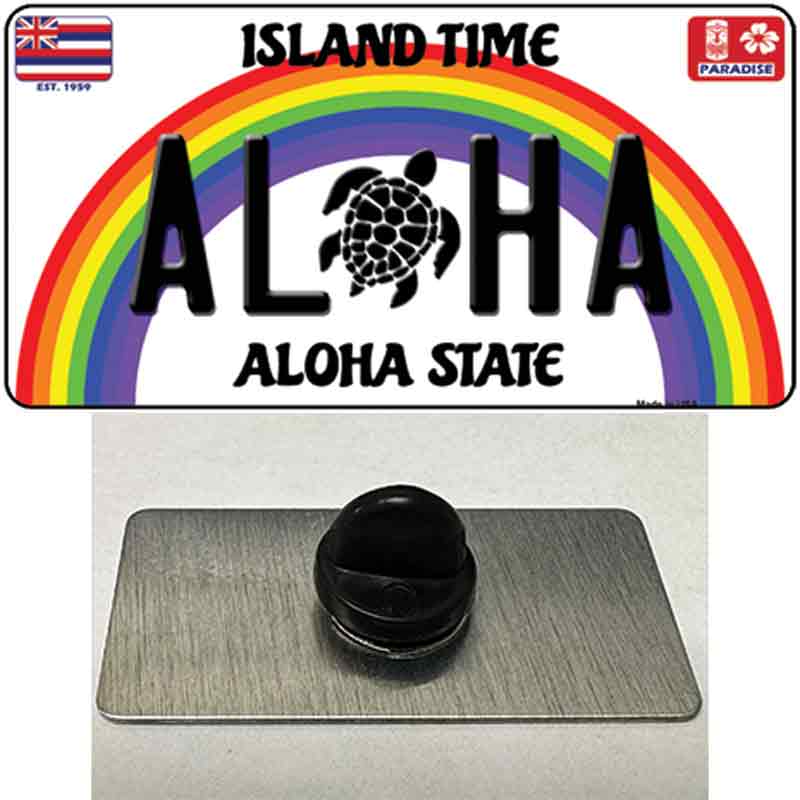 Aloha Turtle Hawaii Novelty Metal Hat Pin