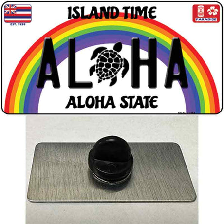 Aloha Turtle Hawaii Novelty Metal Hat Pin