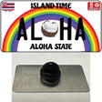 Aloha Coconut Hawaii Novelty Metal Hat Pin