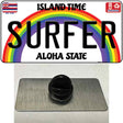 Surfer Hawaii Novelty Metal Hat Pin