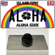 Aloha Hawaii Island Time Novelty Metal Hat Pin