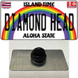 Diamond Head Hawaii Novelty Metal Hat Pin