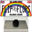 Flip Flops Hawaii Novelty Metal Hat Pin