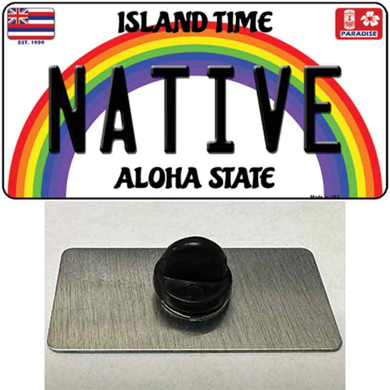 Native Hawaii Novelty Metal Hat Pin