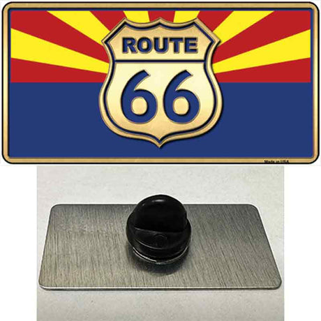 Route 66 Arizona State Flag Novelty Metal Hat Pin