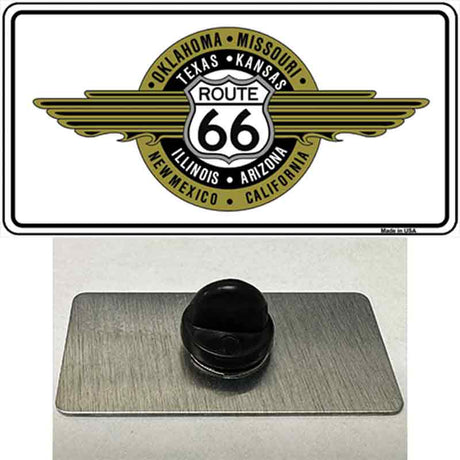 Route 66 Shield Emblem Novelty Metal Hat Pin