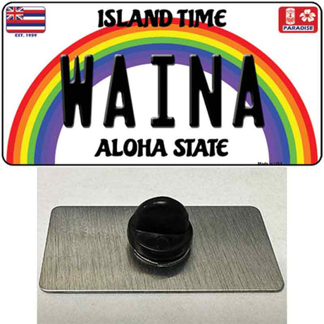 Waina Hawaii Novelty Metal Hat Pin