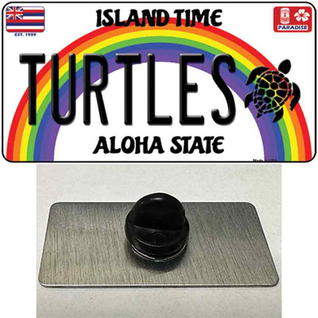 Turtles Hawaii Novelty Metal Hat Pin