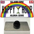 Happy Hour Hawaii Novelty Metal Hat Pin