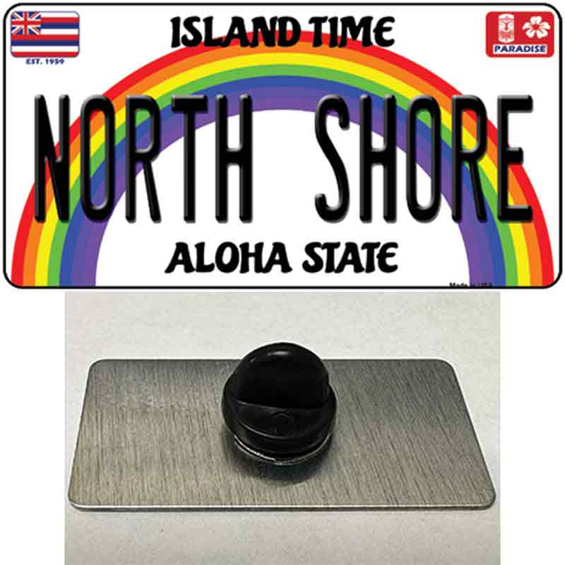 North Shore Hawaii Novelty Metal Hat Pin