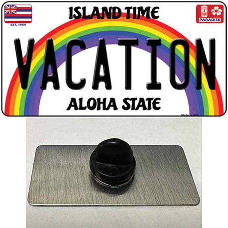 Vacation Hawaii Novelty Metal Hat Pin