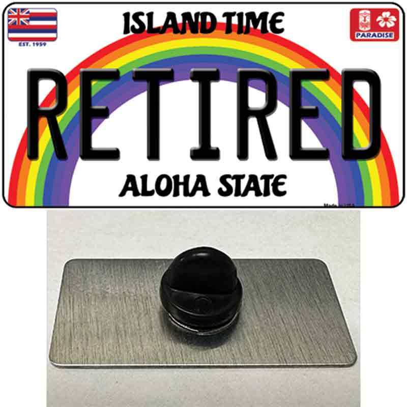 Retired Hawaii Novelty Metal Hat Pin