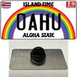 Oahu Hawaii Novelty Metal Hat Pin