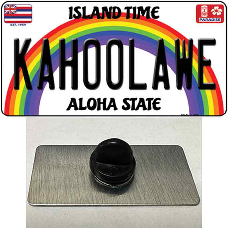 Kahoolawe Hawaii Novelty Metal Hat Pin